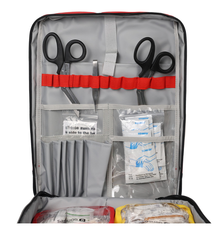 Dönges Notfallrucksack SEG mit Innentaschen und Füllung nach DIN 14142 - GS Brandschutz