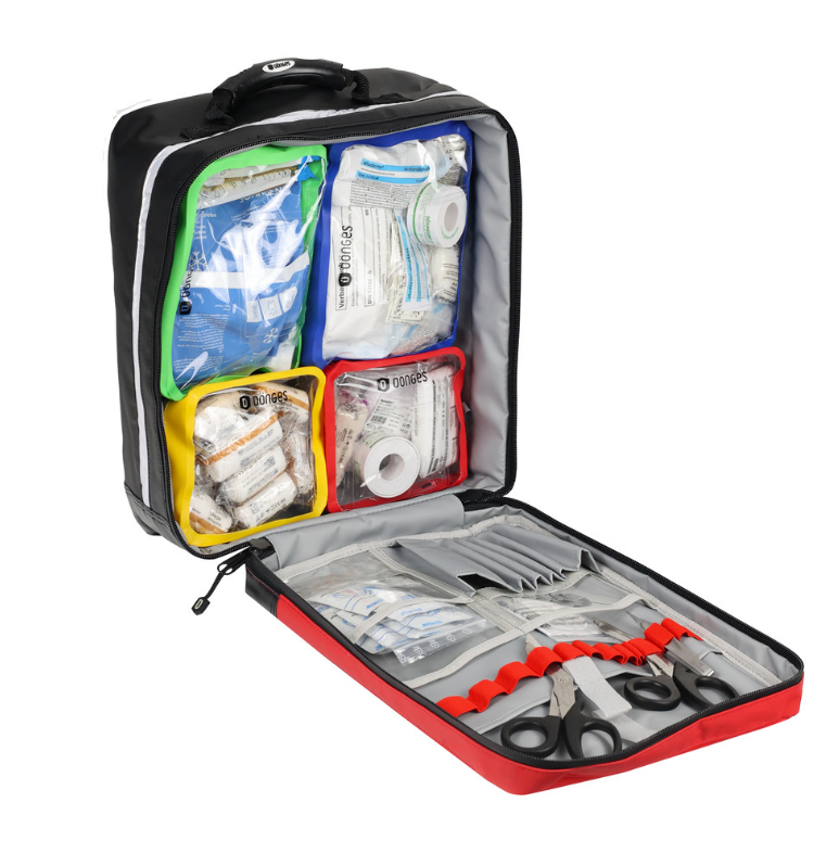 Dönges Notfallrucksack SEG mit Innentaschen und Füllung nach DIN 14142 - GS Brandschutz