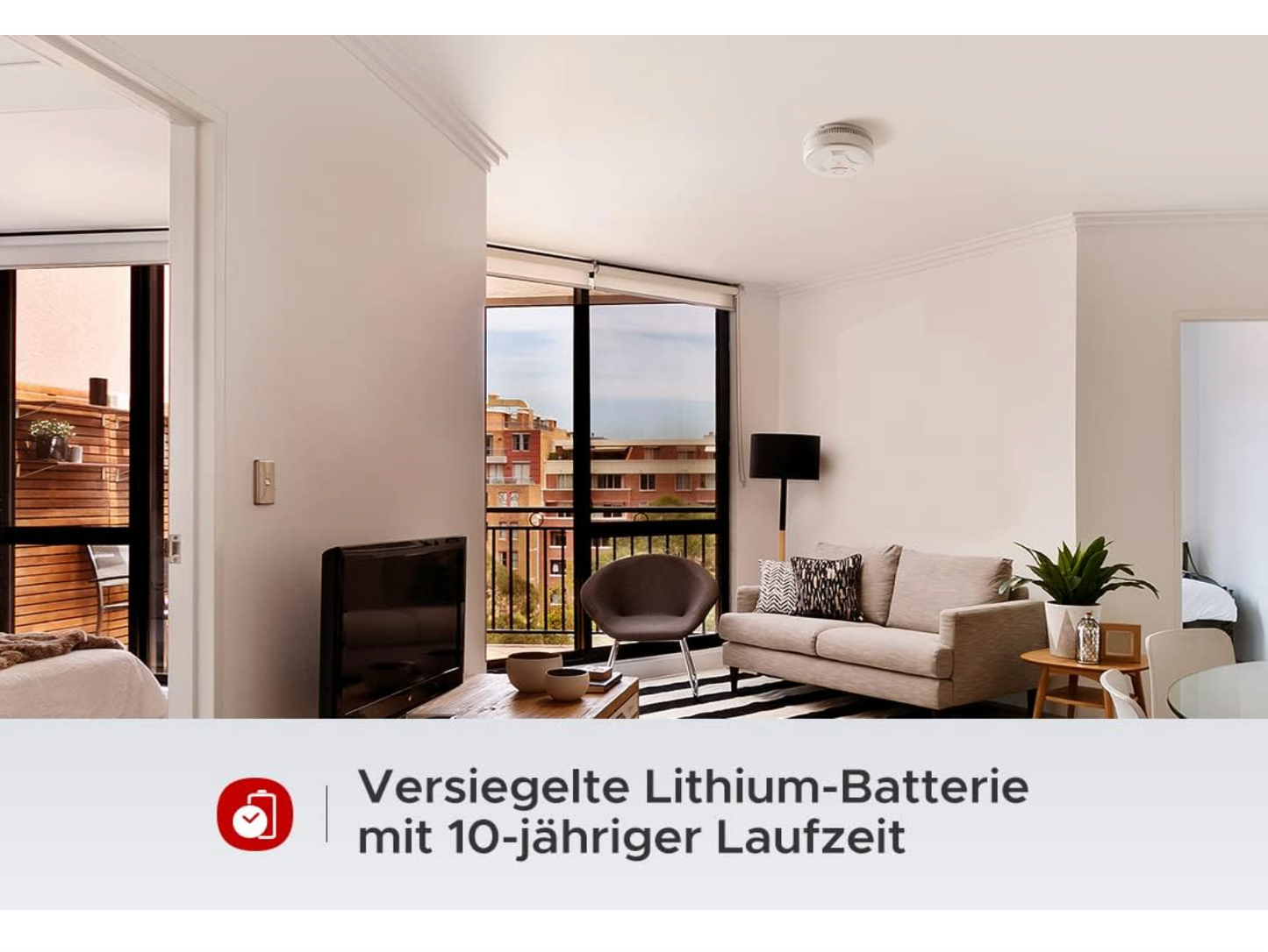 X-Sense Rauchmelder SD11, 10 Jahre Batterie, Feuermelder TÜV Zertifiziert, Rauchwarnmelder mit Stummschaltung und Selbsttest Funktion - GS Brandschutz