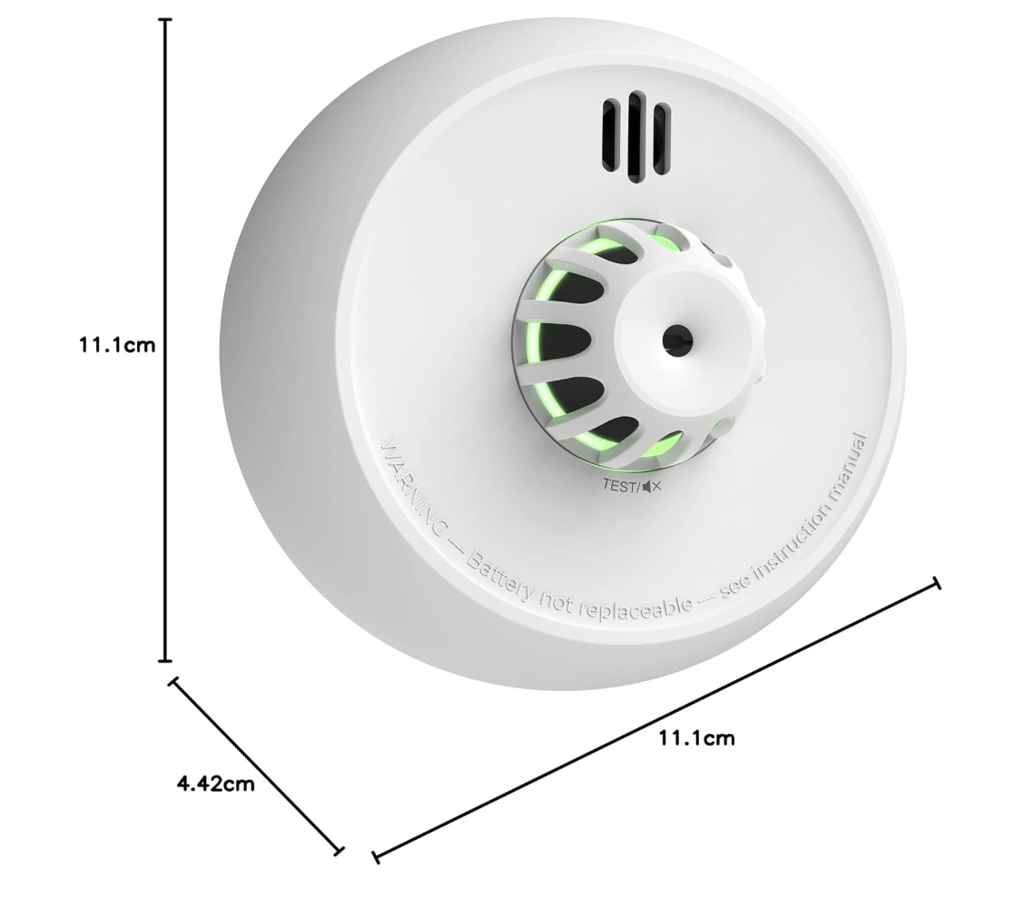 X-Sense XH02-M, Intelligenter WLAN-Hitzewarnmelder mit App-Anbindung und Funkvernetzung