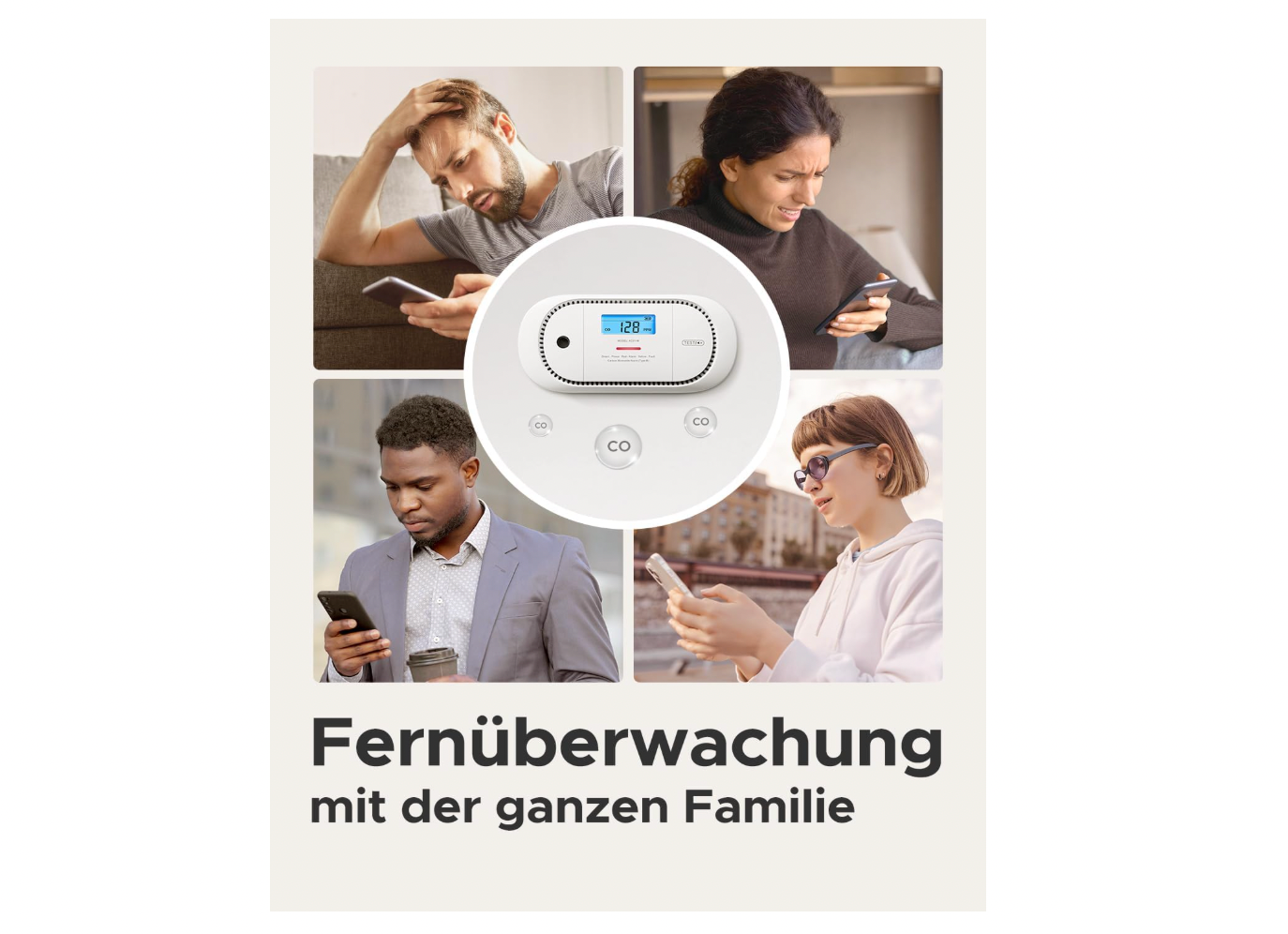 X-Sense XC01-M Kohlenmonoxidmelder – Smarter CO-Melder mit App-Benachrichtigung, TÜV-zertifiziert & CE-gekennzeichnet - GS Brandschutz