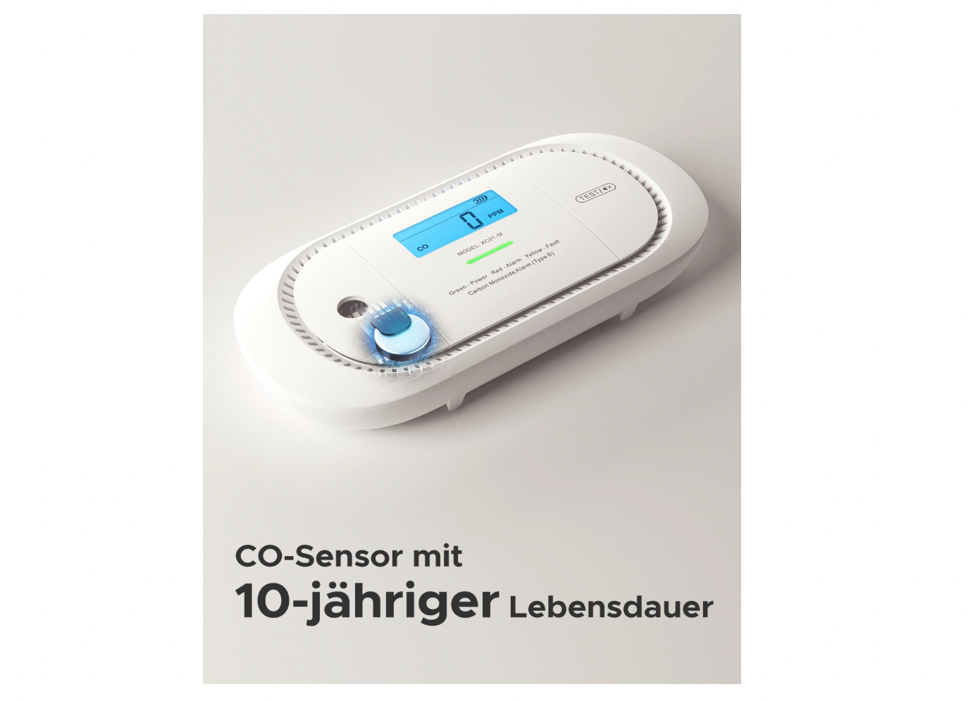 X-Sense XC01-M Kohlenmonoxidmelder – Smarter CO-Melder mit App-Benachrichtigung, TÜV-zertifiziert & CE-gekennzeichnet - GS Brandschutz