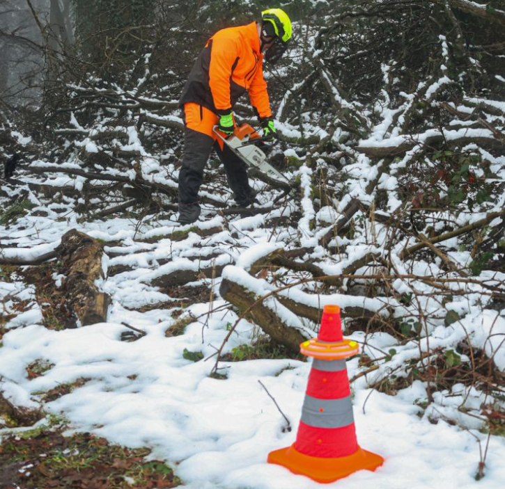 Dönges LED-360° Signalleuchten-Set für Verkehrsleitkegel im Koffer, Feuerwehr, Rettungsdienst, THW - GS Brandschutz