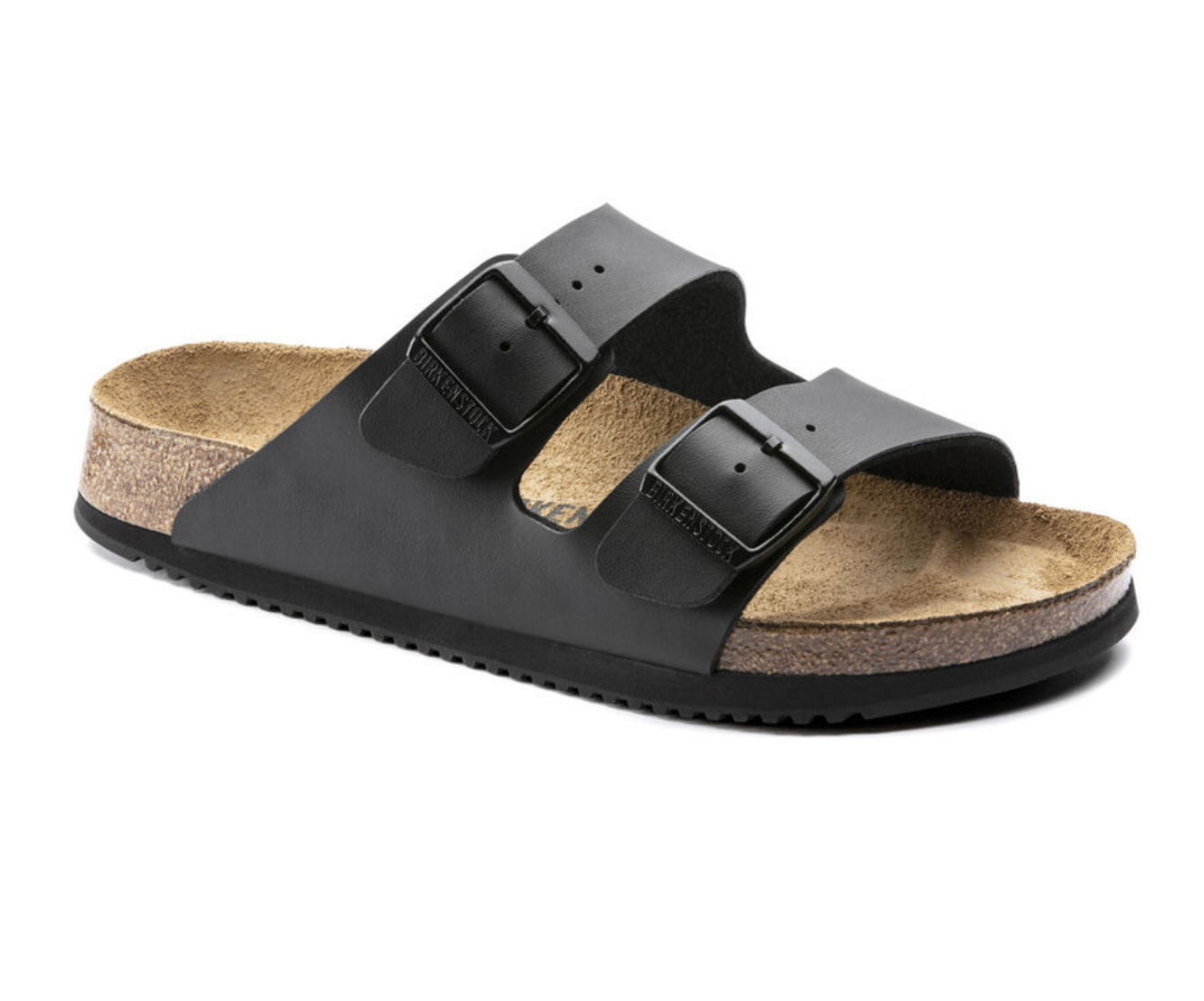 Birkenstock Sandale Arizona, Superlauf, Birko-Flor, schwarz