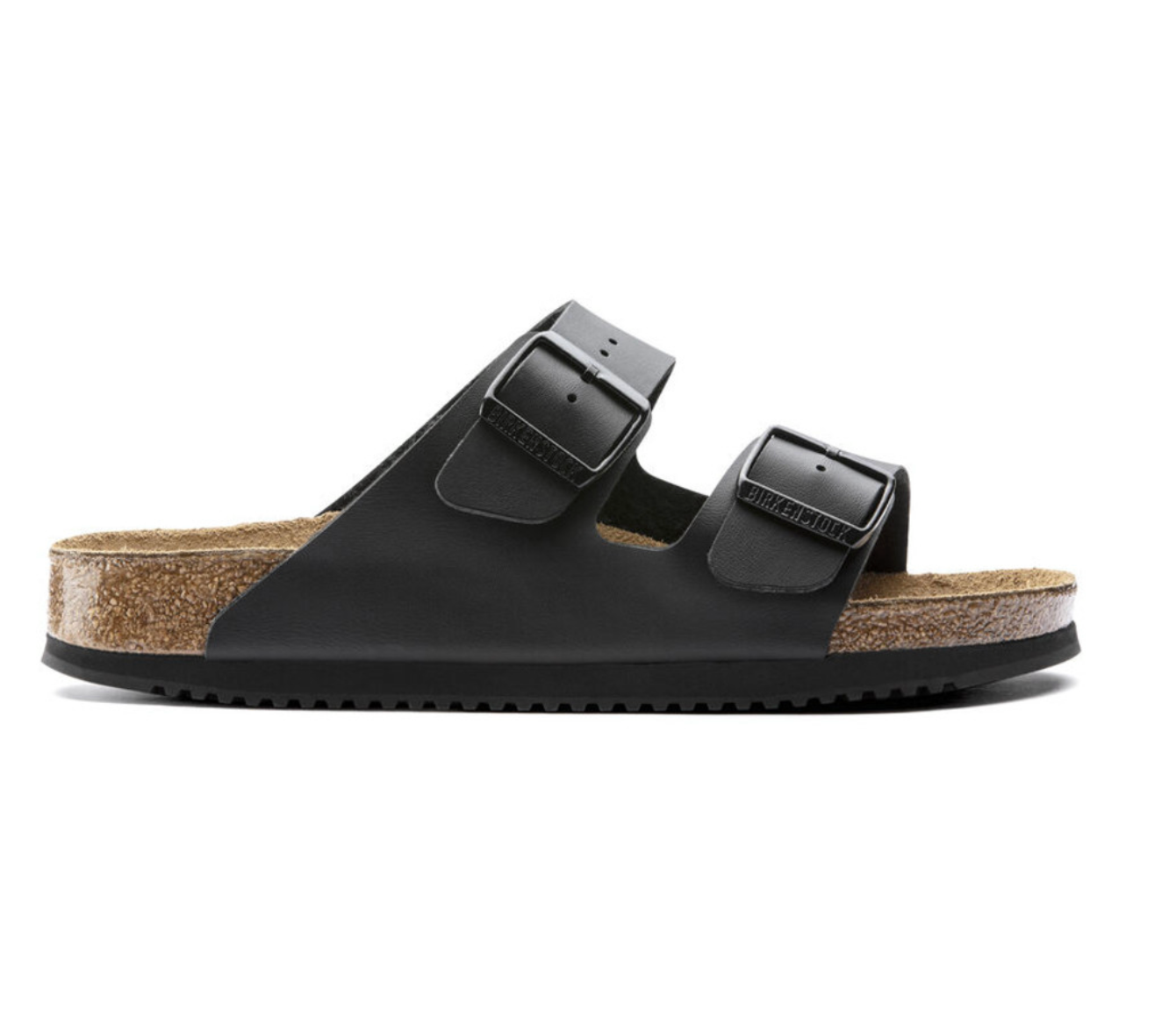 Birkenstock Sandale Arizona, Superlauf, Birko-Flor, schwarz