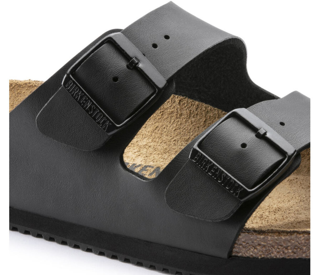 Birkenstock Sandale Arizona, Superlauf, Birko-Flor, schwarz