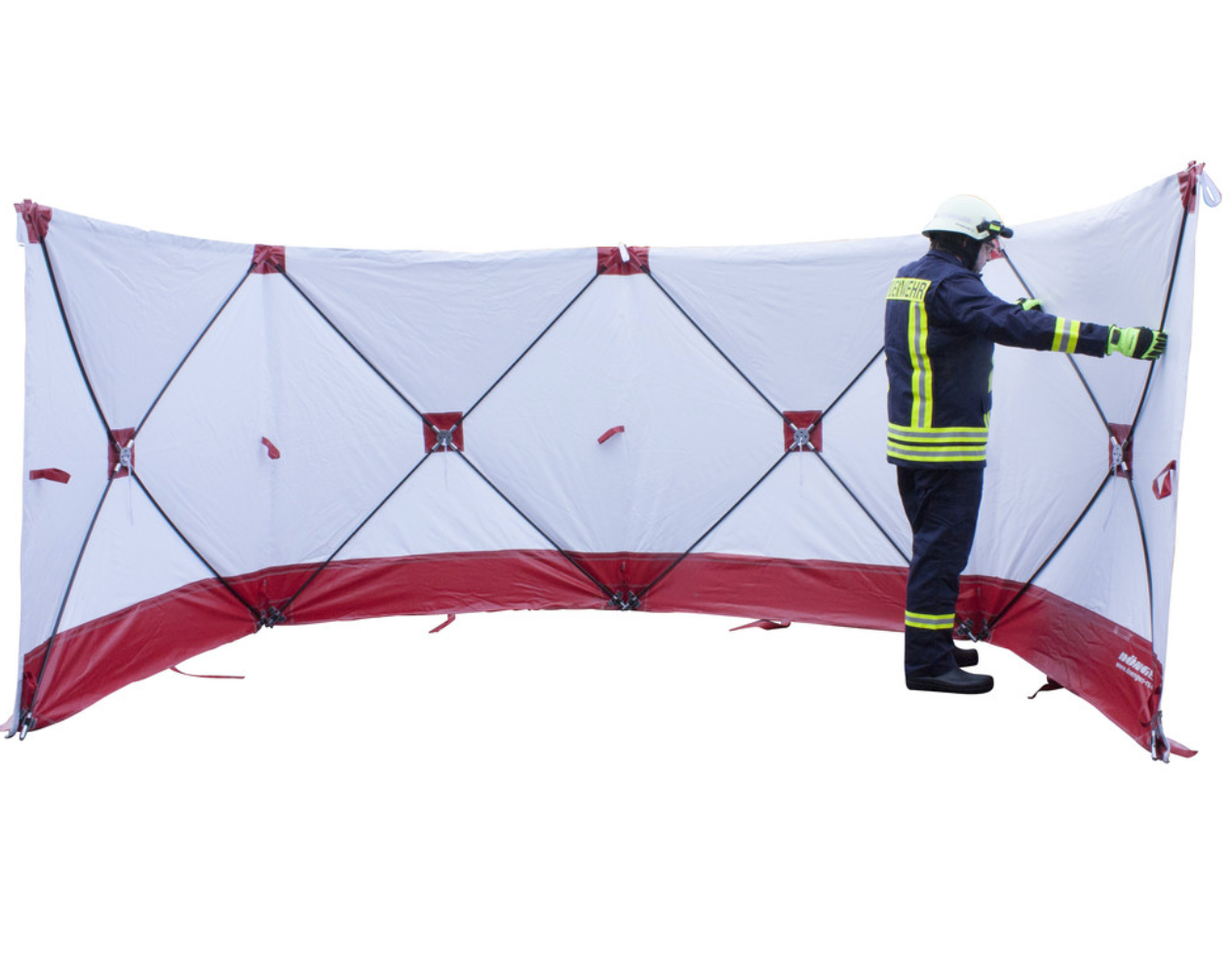 Dönges Sichtschutzwand, mobil, 180 x 720 cm - GS Brandschutz